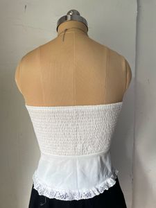 White Lace tube Top