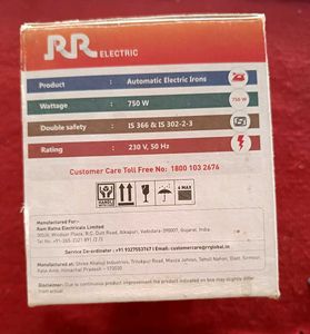 RR Electric Automatic Iron 750 Watt