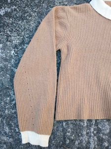 Cozy Knit Cardigan with Peter Pan Collar