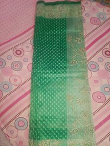 Elegant Green Saree