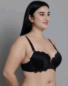 Women's Black Lace Bra