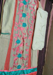 Embroidered Kurta with Pants
