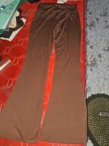 Brown Flare Leggings