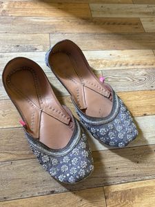 Embellished Juttis - Indian Traditional Footwear