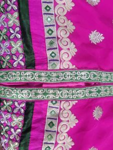 Pink Embroidered Kurti