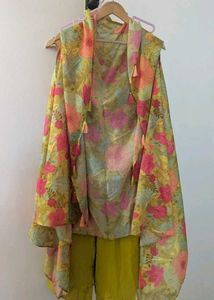 Designer Top with Palazzo &amp; Cape @ 50% OFF