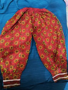 Vibrant Red Ethnic Kurta Set
