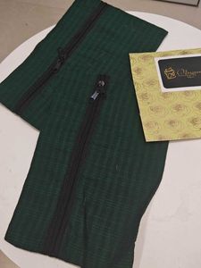 Chic Green Zipper Pouch Set(2)