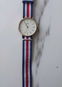 DVV Watch with Striped Band