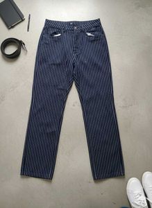 Striped Blue and White Pants