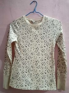 Imported cute Star Print Long Sleeve Top for women