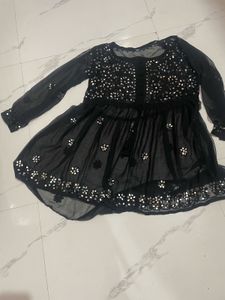 Black Mirror Work Kurta