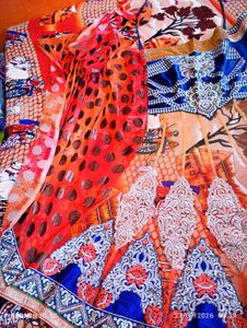 Lahanga type saree with Blouse