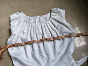 Elegant White Flowy top