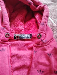 Cozy Pink Fleece Lined Hoodie