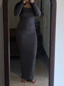 Bodycon  Long Sleeve Midi Dress