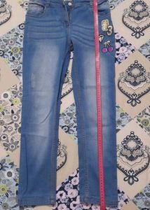 Embroidered Straight Jeans