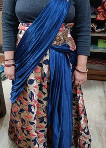 Elegant Blue lenga choli