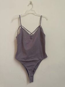 Criss-Cross Strap Bodysuit