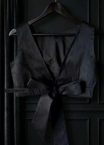 Elegant Black Saree Blouse