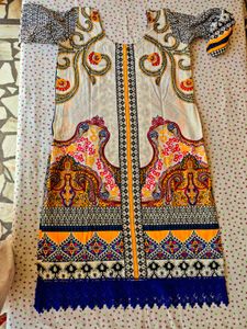 Vibrant Ethnic Kurta Set with Pants