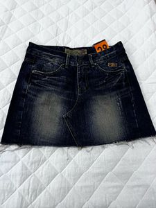Vintage Studded Mini Skirt