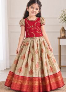 Red Embroidered Blouse