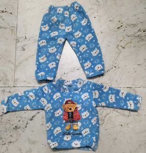 Adorable Bear Fleece Pajama Set