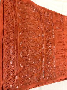Women's Embroided Long Coral Kurti