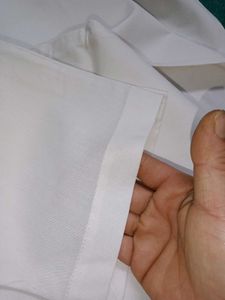 Classic White Straight Leg Trousers