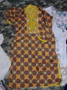 set of 4 teen kurte 1 frock