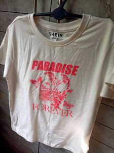 SHEIN BRANDED PRINTED TSHIRT