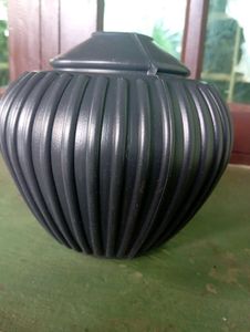 Modern Black Plastic Money Bank