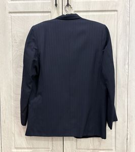Men's Navy Striped Suit