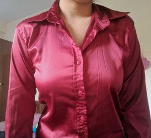 Wine Red Classic Shirt ❤️🌟🔥