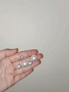 Elegant Pearl Cluster Earrings