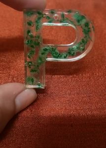 Blooming Flower Resin Keychain