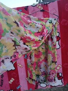 Floral Cotton stole