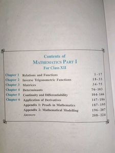 Class 12 Mathematics Textbooks