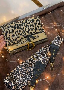 Leopard Print Crossbody Bag