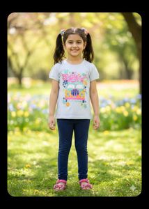 4-6 year Girls Friends Top & Bottom Set