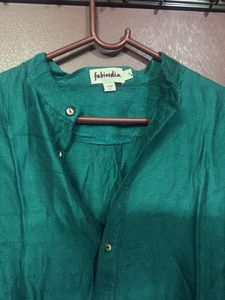 FabIndia Emerald Green Kurta