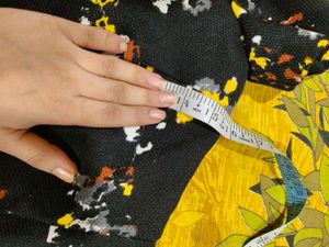 Floral Print Dress korean imported slimfit