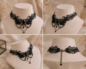 Gothic Lace Choker Necklace