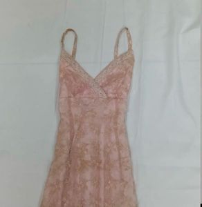 Vintage coquette Elegant Lace Slip Dress