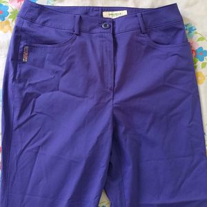 Classic Purple Straight Leg Pants