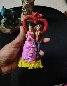 Wedding Couple &amp; Dolphin Figurines