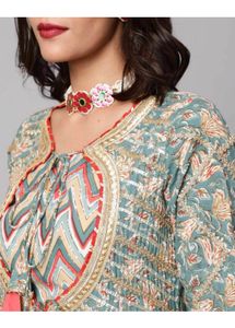 Elegant Kurta Set &amp; Dupatta wine color available