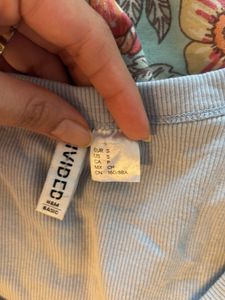 Cute Baby Blue Crop Top