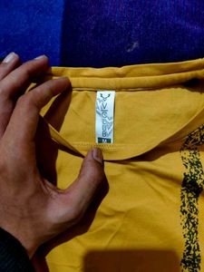 Yellow Graphic Print T-Shirt